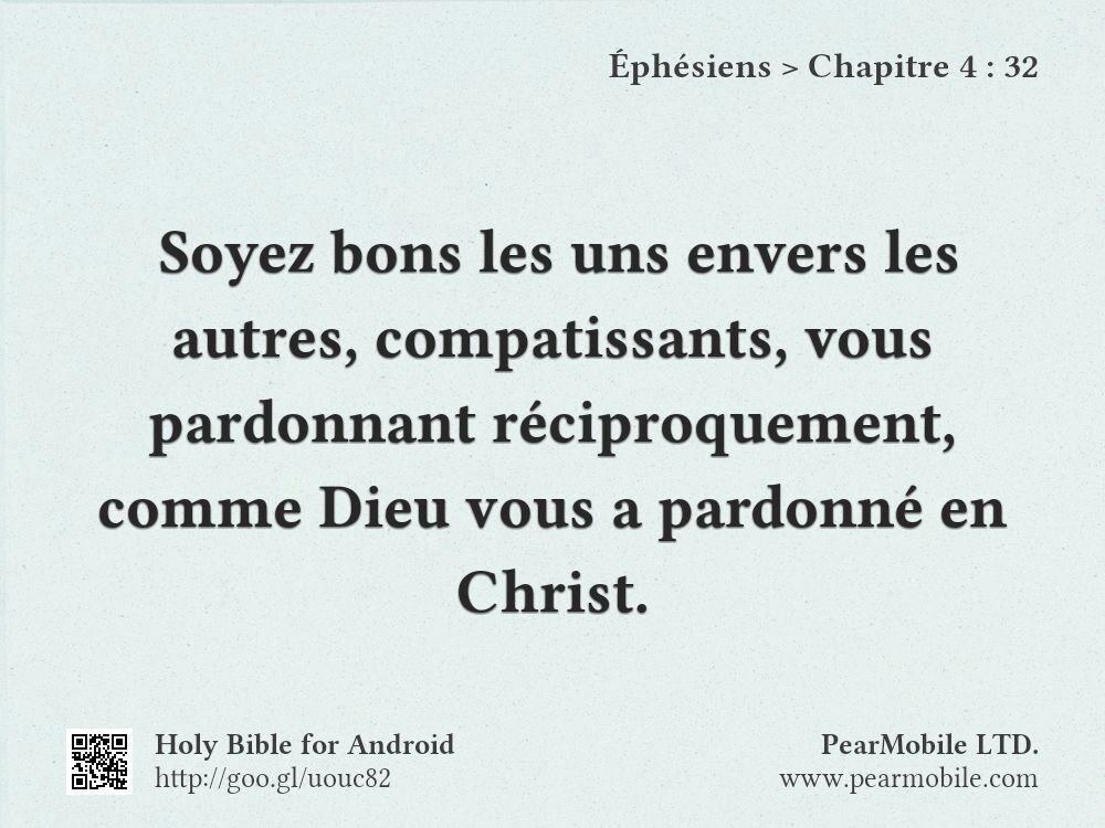 Éphésiens, Chapitre 4:32